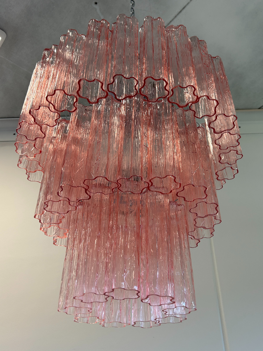Pink Luce 3-layer Chandelier