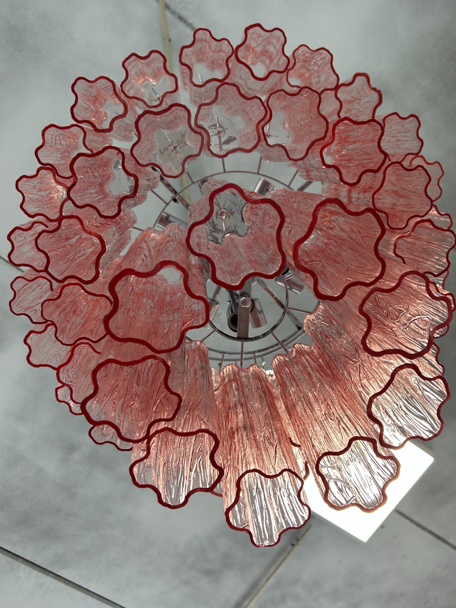 Pink Luce 3-layer Chandelier