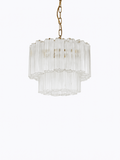 Clear Forma Duo Chandelier