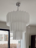 White Forma 52 Chandelier