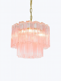 Pink Forma Duo Chandelier