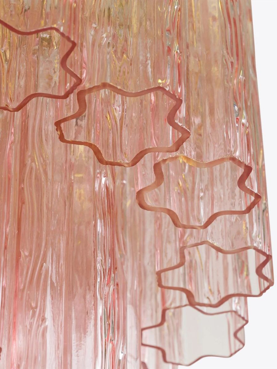 Pink Forma Duo Chandelier