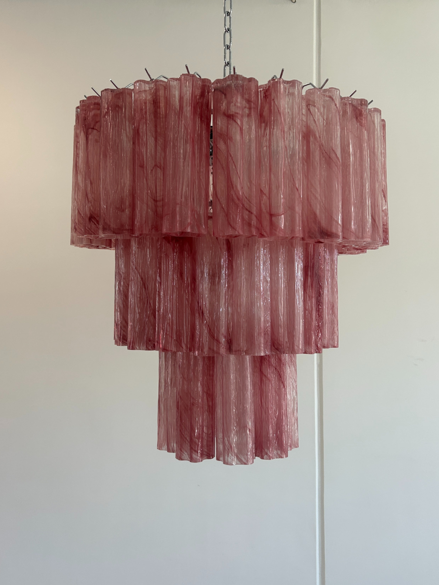 Pink Alabaster Forma 52 Chandelier