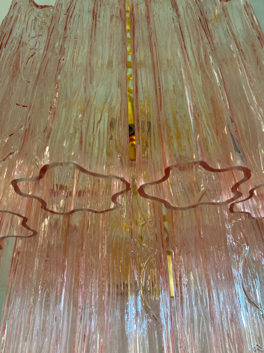 Pink Forma Duo Chandelier