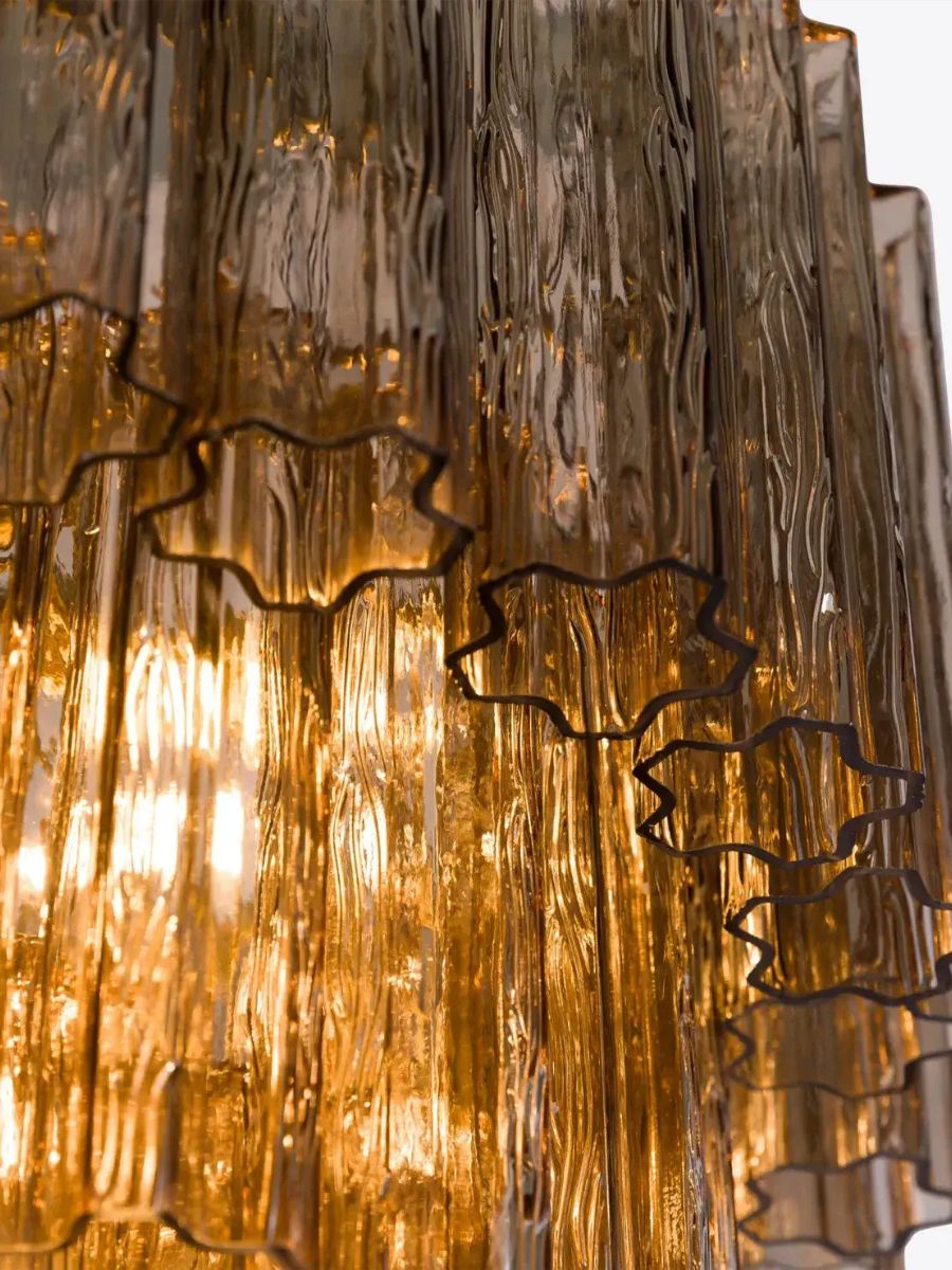 Smoke Luce 5-layer Chandelier