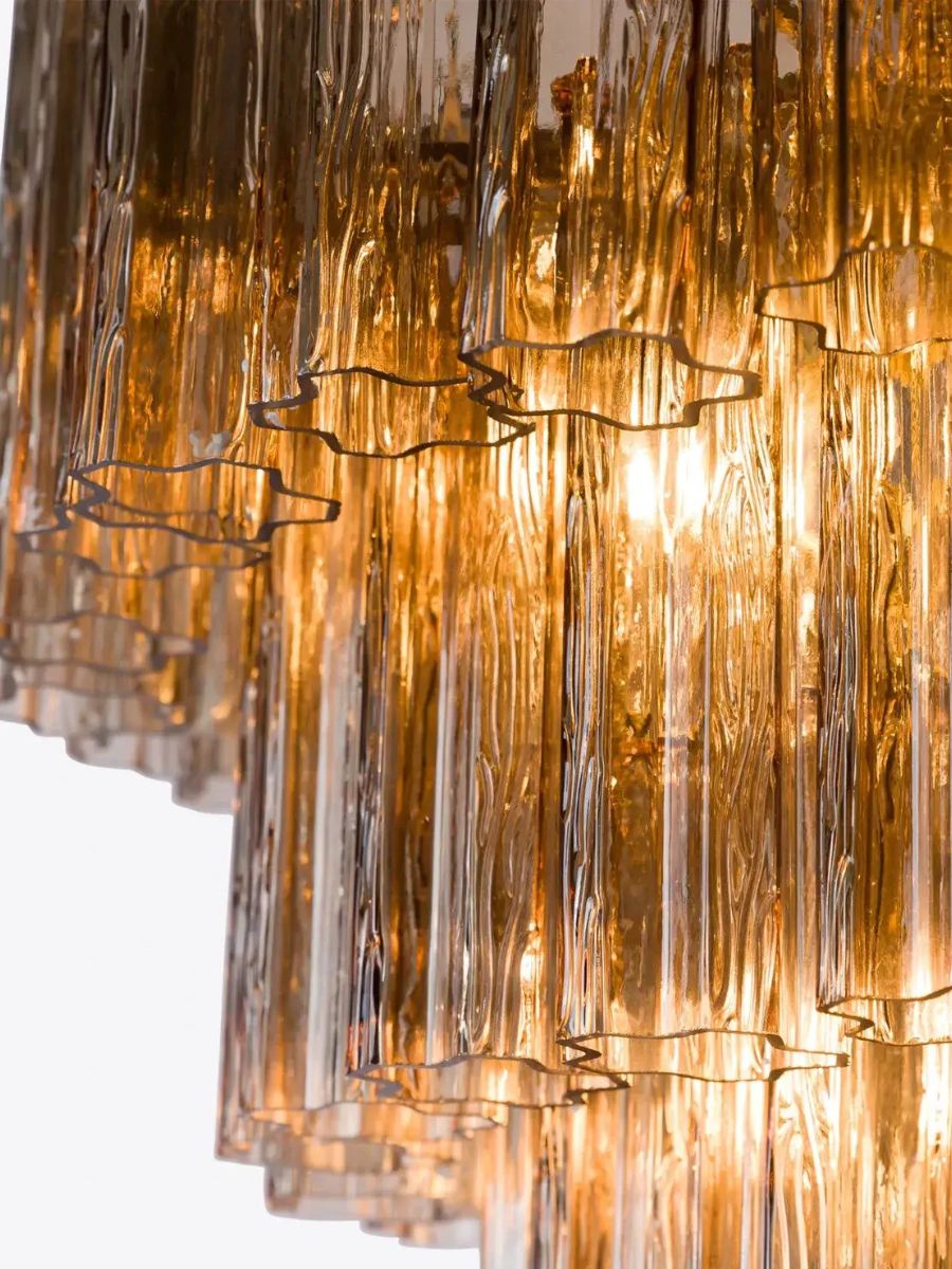 Smoke Luce 5-layer Chandelier