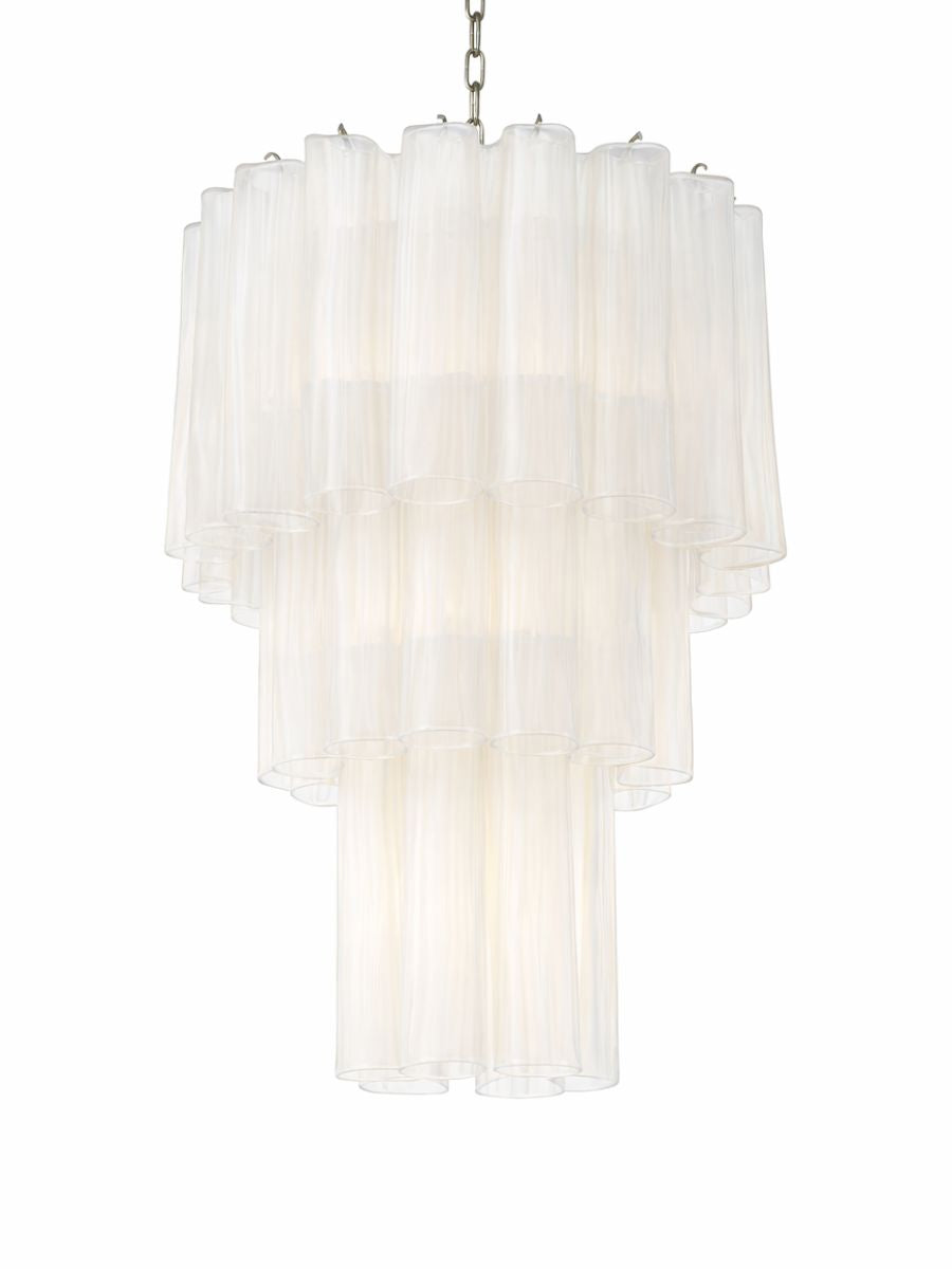 White Forma 52 Chandelier