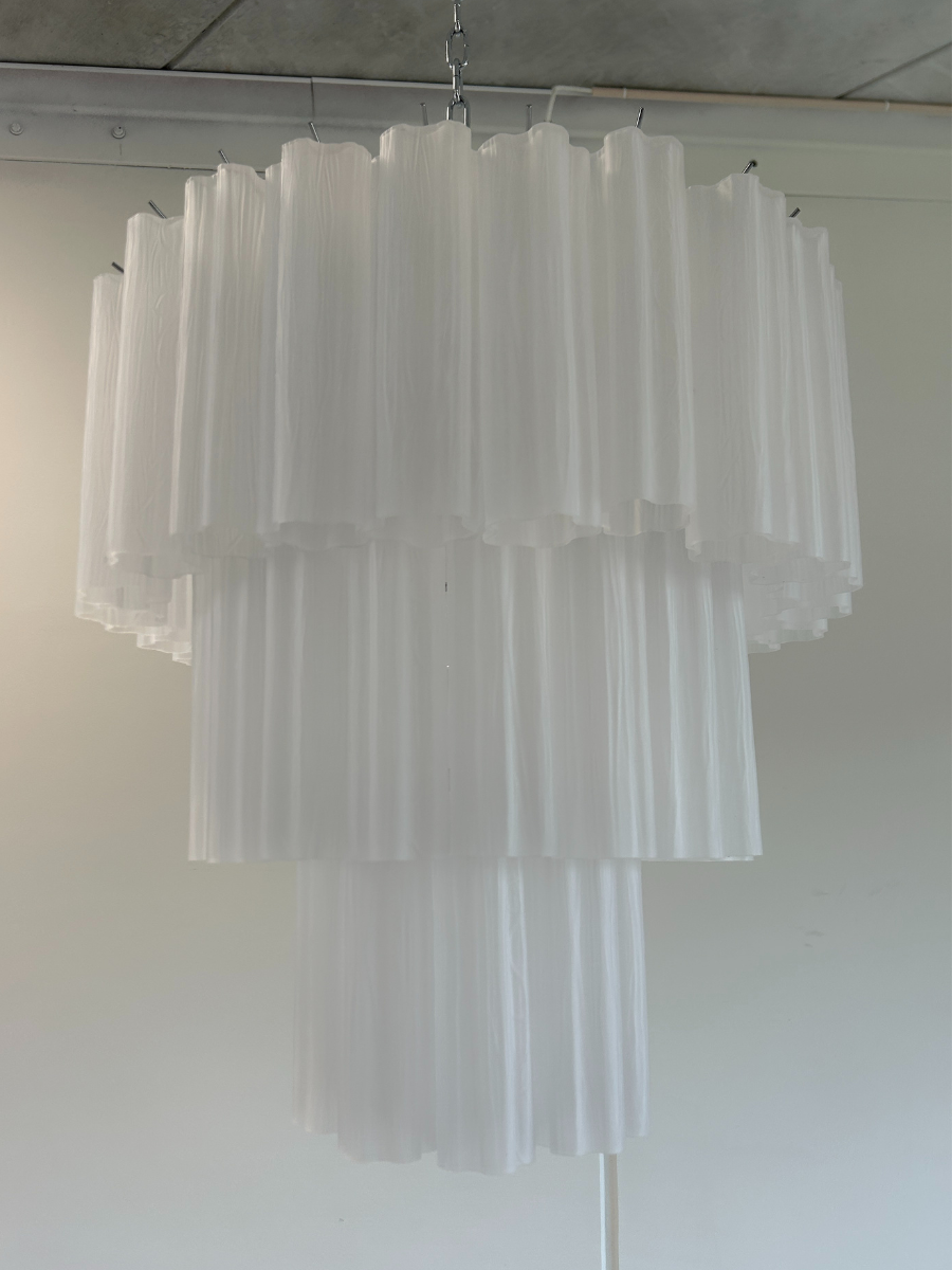 White Forma 52 Chandelier