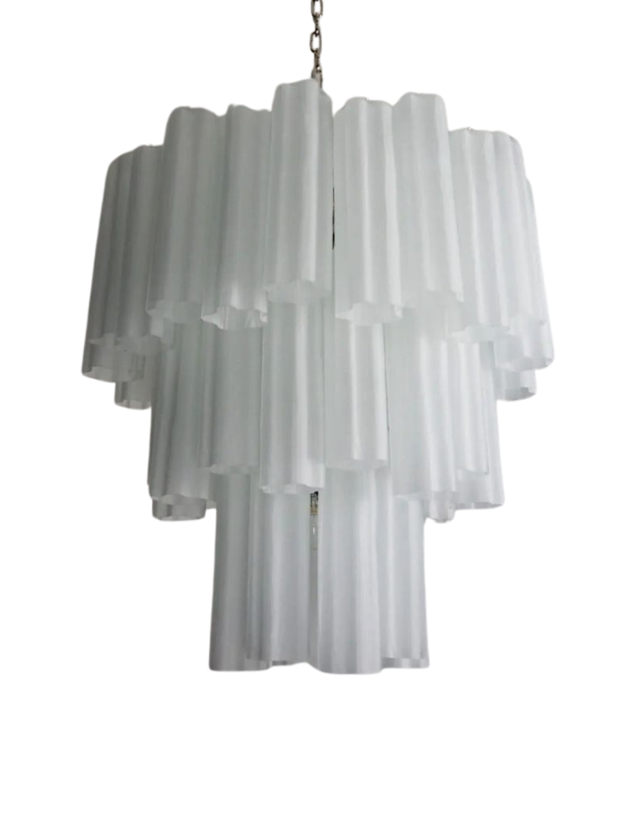 White Forma 52 Chandelier