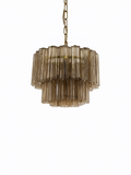 Smoke Forma Duo Chandelier