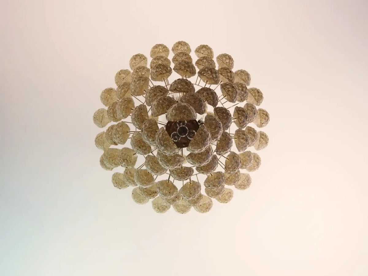 Drop Champagne Chandelier Grande