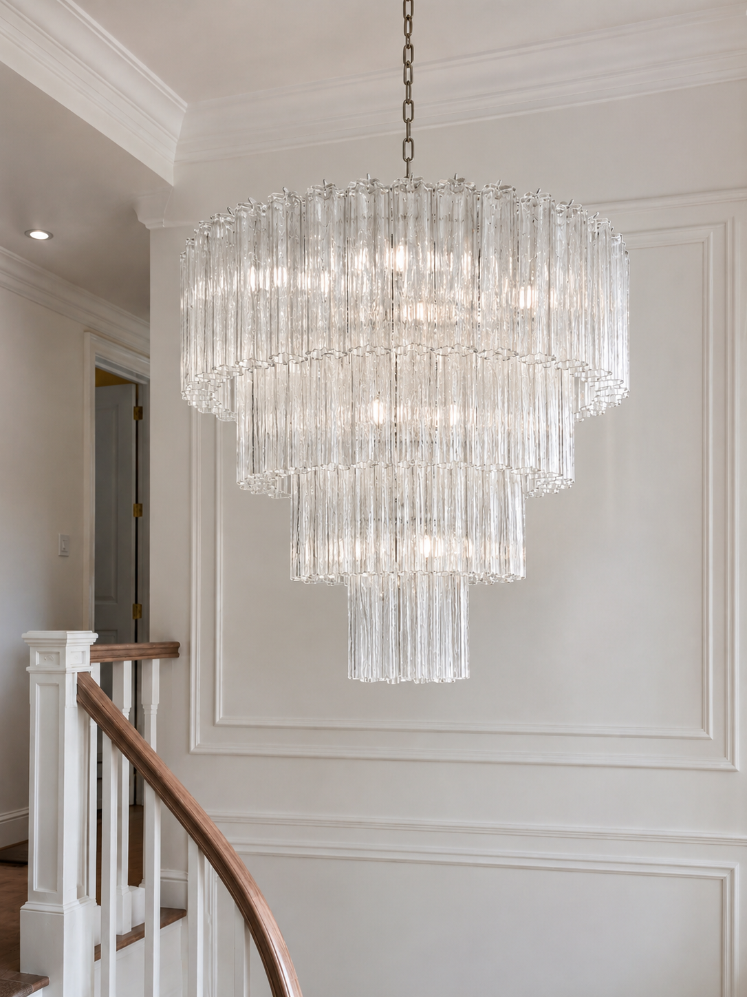 Clear Forma 78 Chandelier