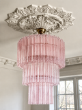 Pink Luce 3-layer Chandelier