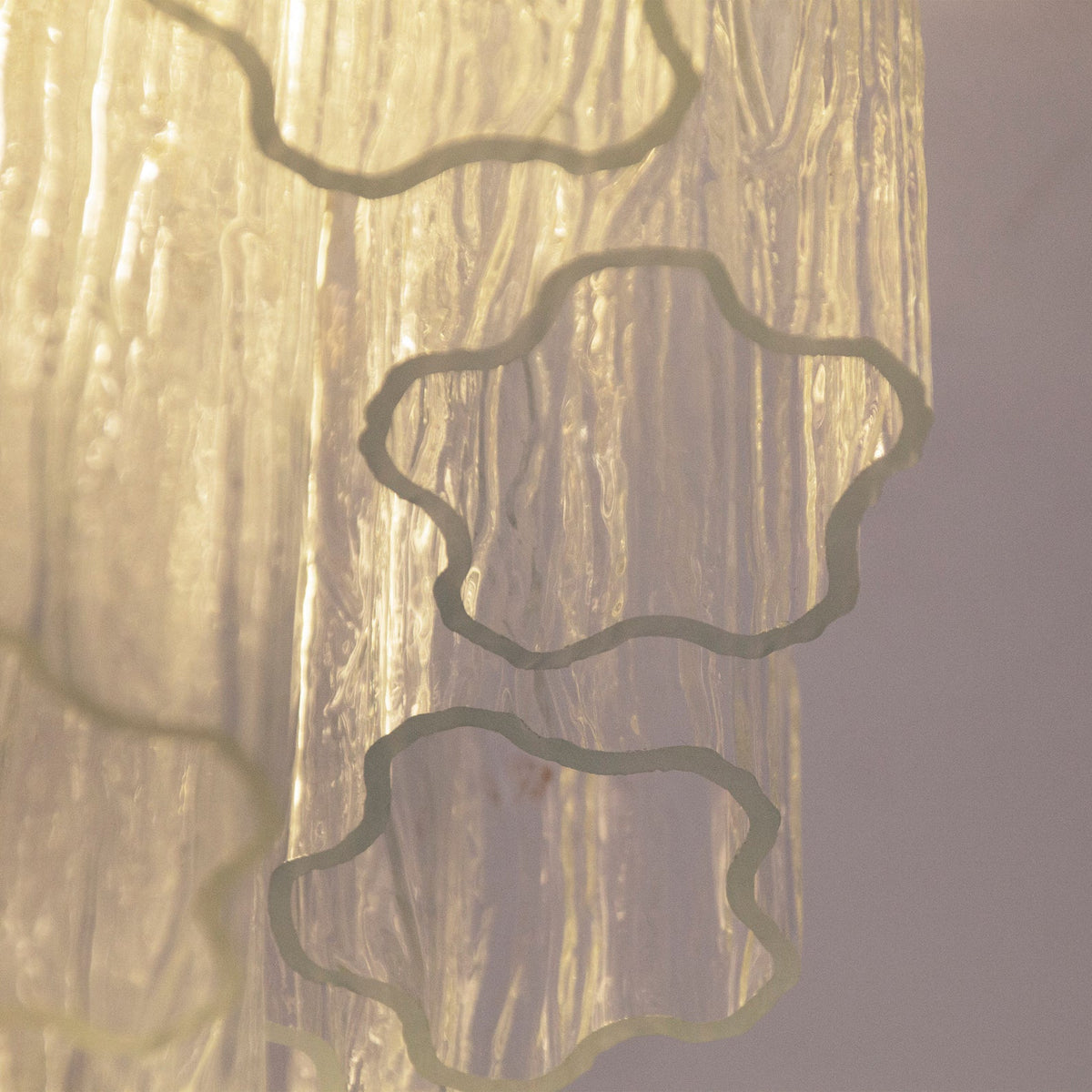 Murano Clear Tronchi Ceiling Lights