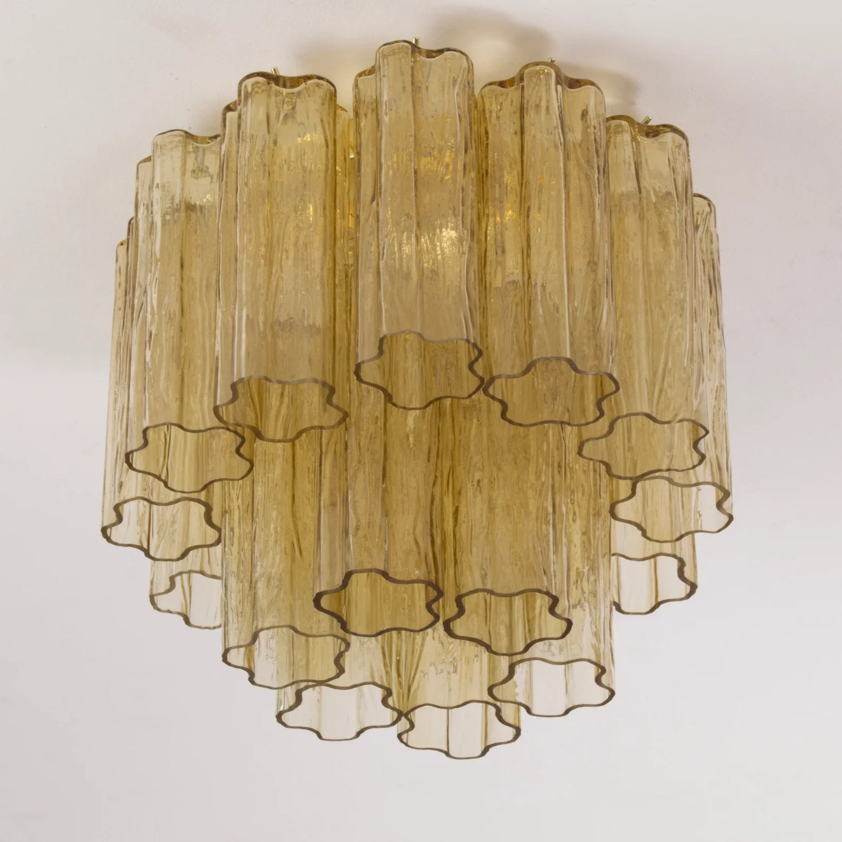 Murano Pagliesco Tronchi Ceiling Lights